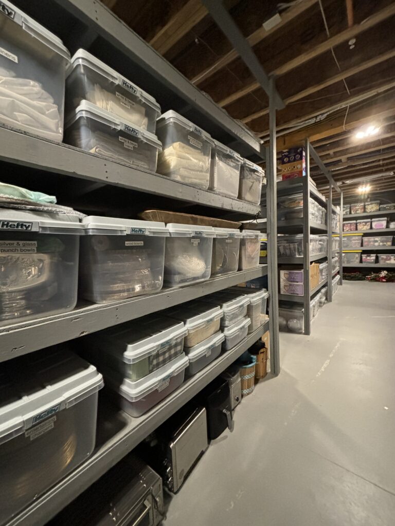 organized basement