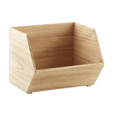 Stackable Wood Bin